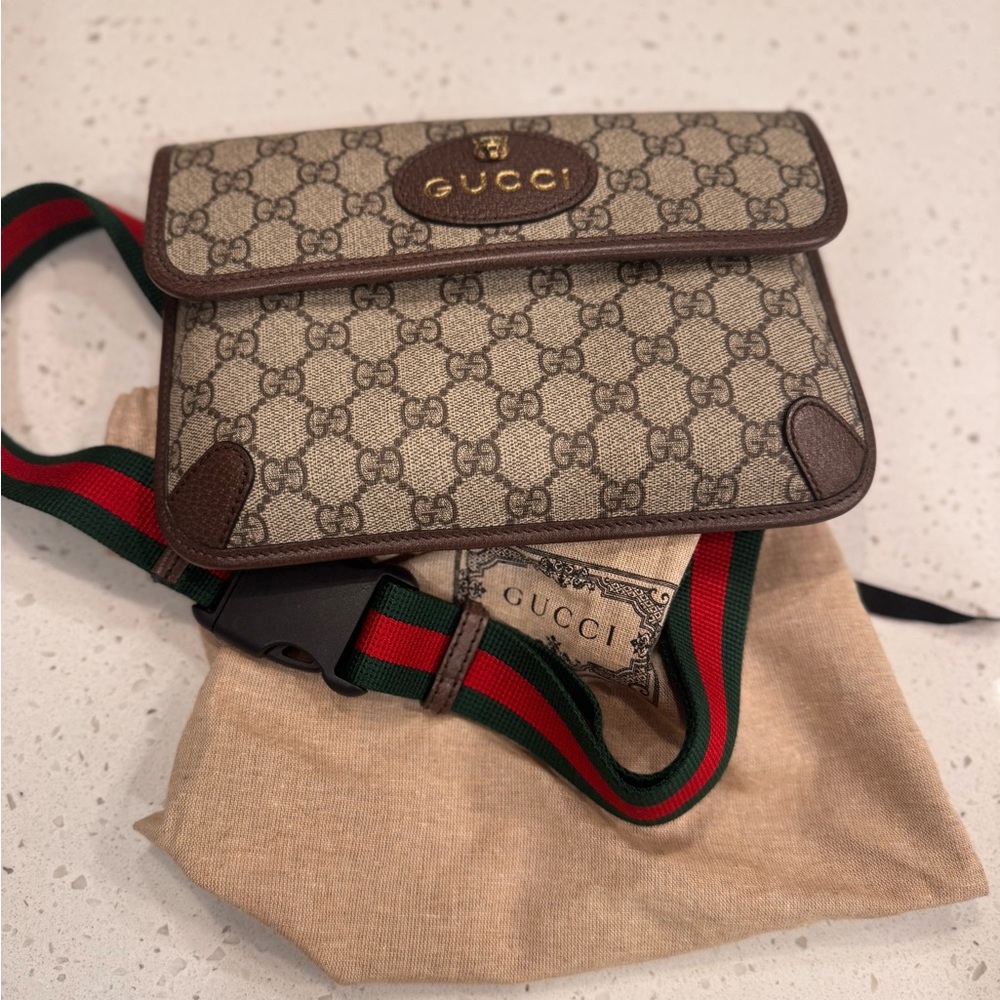 Gucci Beige and Brown Men's Bag